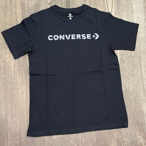NWOT Converse T-Shirt Crewneck Short Sleeve Pullover Lightweight Black Size S
